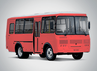 Шаблон полной оклейки автобуса ПАЗ от Реклама71